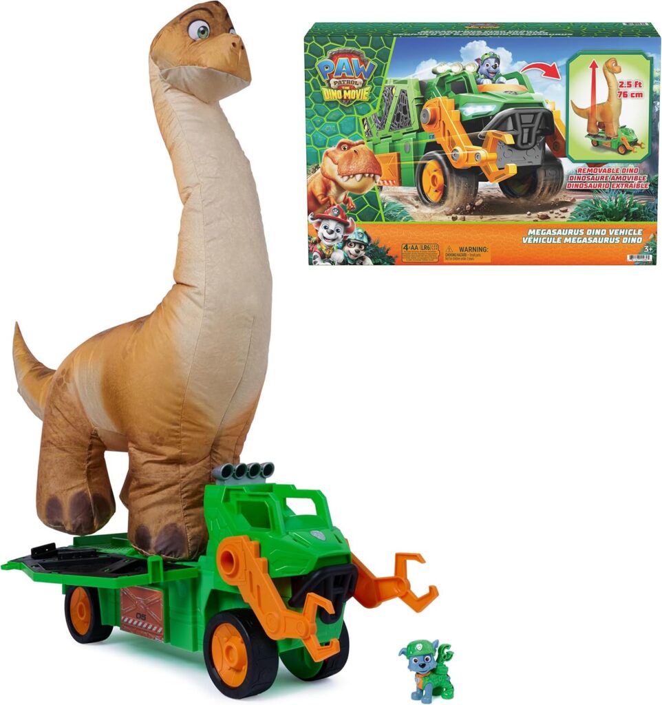 PAW Patrol: The Dino Movie, paw patrol inflatable dinosaur toy review