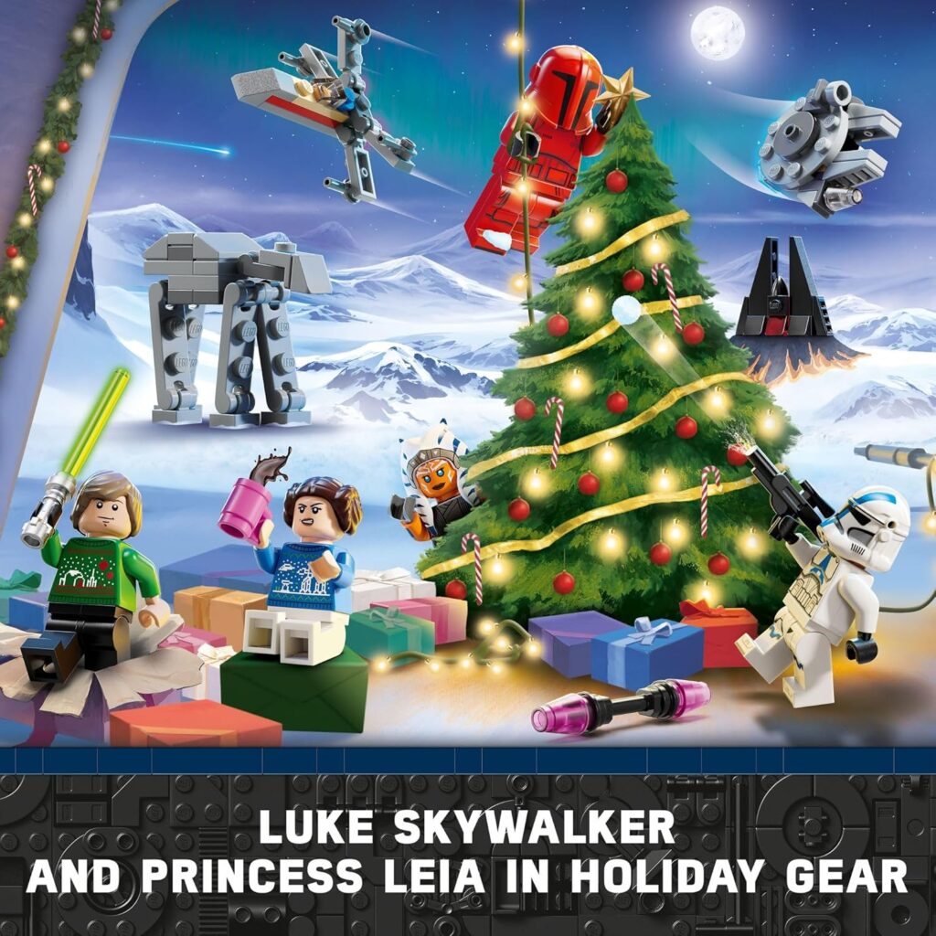 LEGO advent calendar 2024, Christmas LEGO star wars gift for kids 