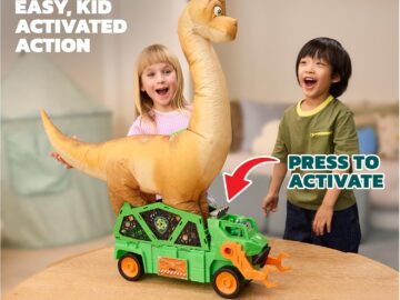 paw patrol the dino move toy line review, hot holiday toys paw patrol inflatable dinosaur truck